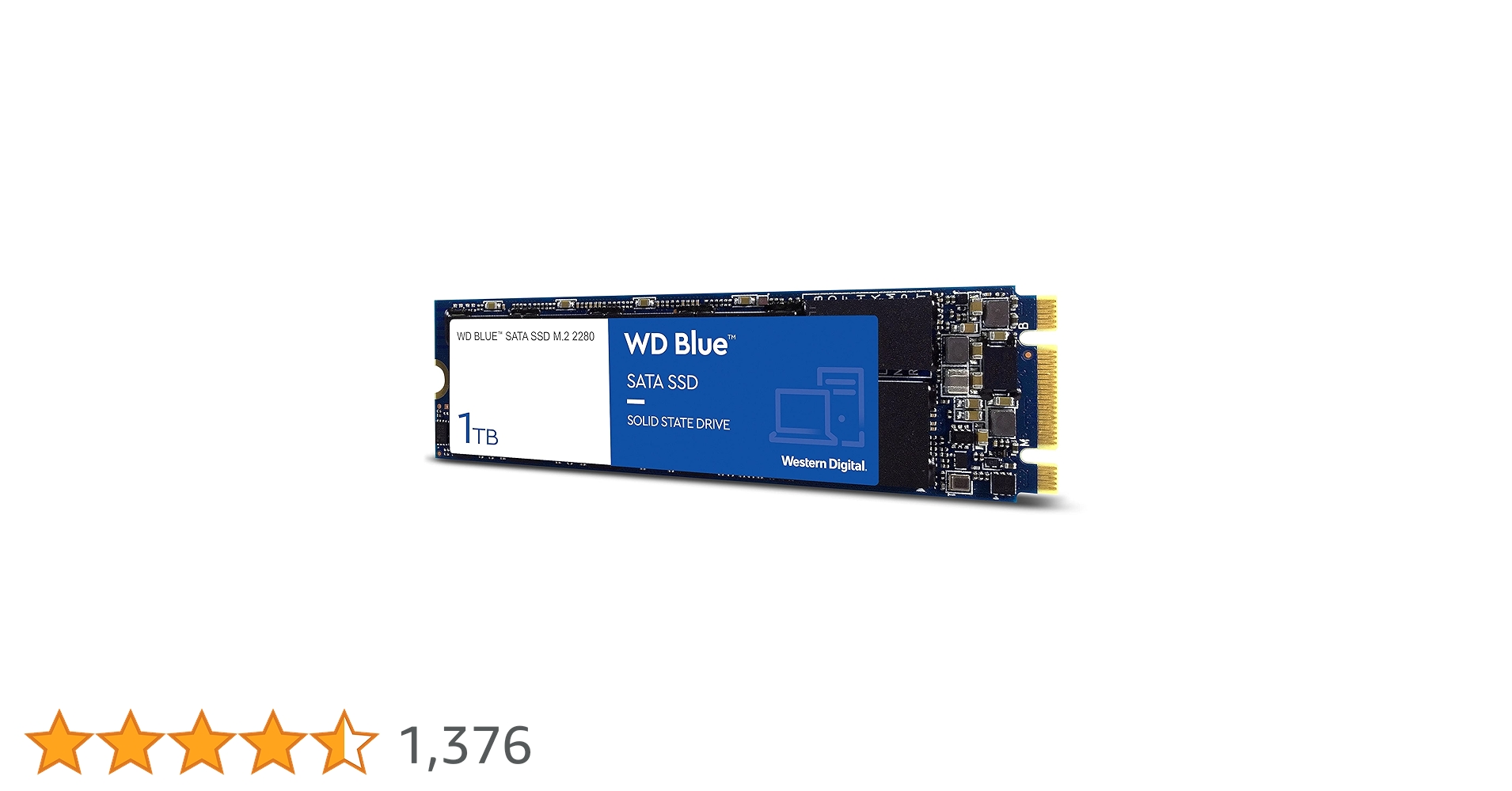 内蔵型SSD WD BLUE 1TB SATA SSD WDS100T2B0A WDS100T2B0A | WesternDigital WD Blue SATA6接続 2.5型SSD 1TB